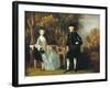 Lady Lloyd and Her Son, Richard Savage Lloyd, of Hintlesham Hall, Suffolk, C.1745-46-Thomas Gainsborough-Framed Giclee Print