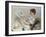 Lady Looking at Drawings, 1894-Adolfo Belimbau-Framed Giclee Print