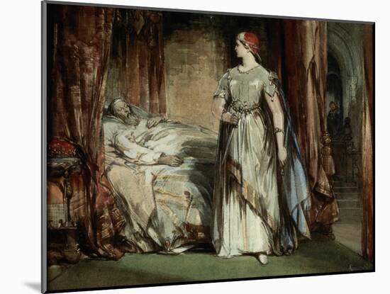 Lady Macbeth, 1850-George Cattermole-Mounted Giclee Print
