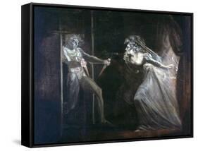 Lady Macbeth Seizing the Daggers, Exhibited 1812-Henry Fuseli-Framed Stretched Canvas