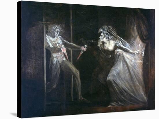 Lady Macbeth Seizing the Daggers, Exhibited 1812-Henry Fuseli-Stretched Canvas