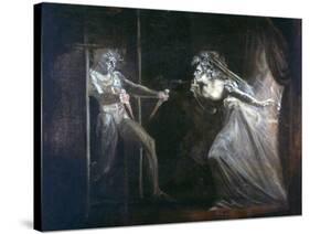 Lady Macbeth Seizing the Daggers, Exhibited 1812-Henry Fuseli-Stretched Canvas