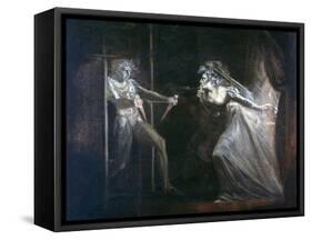 Lady Macbeth Seizing the Daggers, Exhibited 1812-Henry Fuseli-Framed Stretched Canvas