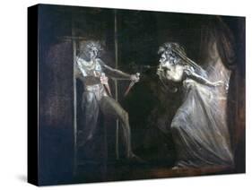 Lady Macbeth Seizing the Daggers, Exhibited 1812-Henry Fuseli-Stretched Canvas