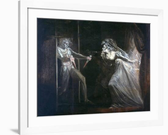 Lady Macbeth Seizing the Daggers, Exhibited 1812-Henry Fuseli-Framed Giclee Print