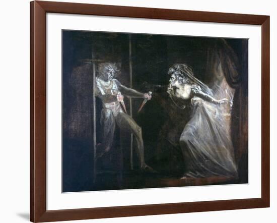 Lady Macbeth Seizing the Daggers, Exhibited 1812-Henry Fuseli-Framed Giclee Print