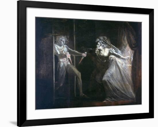 Lady Macbeth Seizing the Daggers, Exhibited 1812-Henry Fuseli-Framed Giclee Print