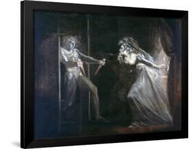 Lady Macbeth Seizing the Daggers, Exhibited 1812-Henry Fuseli-Framed Giclee Print