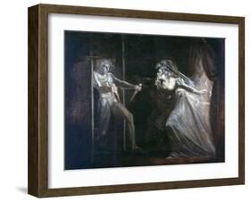 Lady Macbeth Seizing the Daggers, Exhibited 1812-Henry Fuseli-Framed Giclee Print