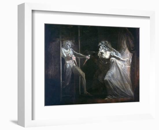 Lady Macbeth Seizing the Daggers, Exhibited 1812-Henry Fuseli-Framed Giclee Print