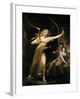 Lady Macbeth Walking in Her Sleep-Johann Heinrich Fussli-Framed Giclee Print