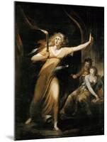 Lady Macbeth Walking in Her Sleep-Johann Heinrich Fussli-Mounted Giclee Print