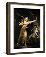 Lady Macbeth Walking in Her Sleep-Johann Heinrich Fussli-Framed Giclee Print