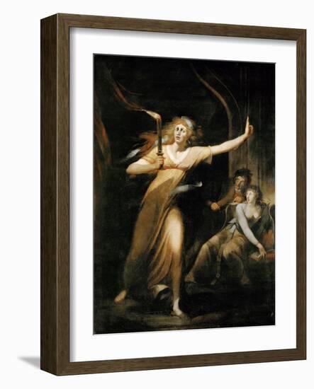 Lady Macbeth Walking in Her Sleep-Johann Heinrich Fussli-Framed Giclee Print