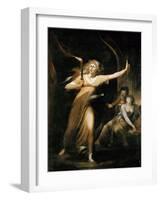 Lady Macbeth Walking in Her Sleep-Johann Heinrich Fussli-Framed Giclee Print
