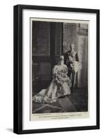 Lady Margaret Grosvenor (Princess Adolphus of Teck) in Her Wedding Dress-null-Framed Giclee Print