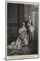 Lady Margaret Grosvenor (Princess Adolphus of Teck) in Her Wedding Dress-null-Mounted Giclee Print