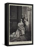 Lady Margaret Grosvenor (Princess Adolphus of Teck) in Her Wedding Dress-null-Framed Stretched Canvas