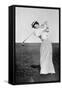 Lady Margaret Scott (1875-1938) Showing Her Graceful But Powerful Swing, Winner of the First…-null-Framed Stretched Canvas