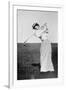 Lady Margaret Scott (1875-1938) Showing Her Graceful But Powerful Swing, Winner of the First…-null-Framed Giclee Print