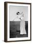 Lady Margaret Scott (1875-1938) Showing Her Graceful But Powerful Swing, Winner of the First…-null-Framed Giclee Print