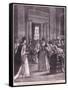 Lady Marlborough and the Princess Anne at the Queen's Drawing Room Ad 1692-Walter Stanley Paget-Framed Stretched Canvas
