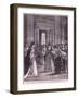 Lady Marlborough and the Princess Anne at the Queen's Drawing Room Ad 1692-Walter Stanley Paget-Framed Giclee Print