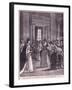 Lady Marlborough and the Princess Anne at the Queen's Drawing Room Ad 1692-Walter Stanley Paget-Framed Giclee Print