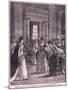 Lady Marlborough and the Princess Anne at the Queen's Drawing Room Ad 1692-Walter Stanley Paget-Mounted Giclee Print