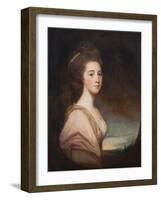 Lady Mary Drummond, 1781-George Romney-Framed Giclee Print