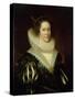 Lady Mary Erskine, Countess Marischal, 1626-George Jamesone-Stretched Canvas