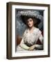 Lady Mary Forbes, 18th Century-George Romney-Framed Giclee Print