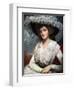 Lady Mary Forbes, 18th Century-George Romney-Framed Giclee Print