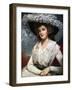 Lady Mary Forbes, 18th Century-George Romney-Framed Giclee Print