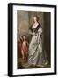 Lady Mary Villiers, Later Duchess of Richmond and Lennox , with Charles Hamilton, Lord Arran, 1637-Anthony van Dyck-Framed Photographic Print