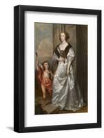 Lady Mary Villiers, Later Duchess of Richmond and Lennox , with Charles Hamilton, Lord Arran, 1637-Anthony van Dyck-Framed Photographic Print