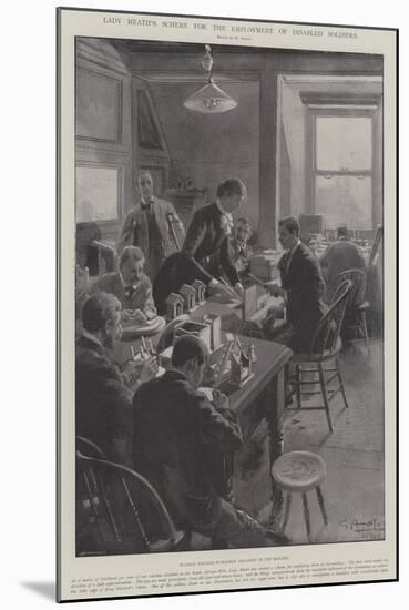 Lady Meath's Scheme for the Employment of Disabled Soldiers-G.S. Amato-Mounted Giclee Print