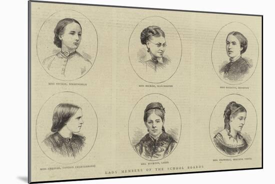 Lady Members of the School Boards-null-Mounted Giclee Print