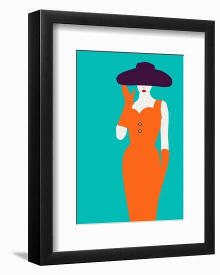 Lady No. 12-Sean Salvadori-Framed Art Print