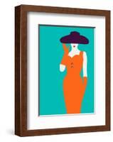 Lady No. 12-Sean Salvadori-Framed Art Print