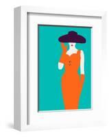 Lady No. 12-Sean Salvadori-Framed Art Print