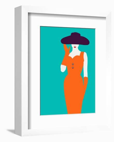 Lady No. 12-Sean Salvadori-Framed Art Print