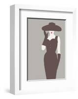 Lady No. 15-Sean Salvadori-Framed Art Print