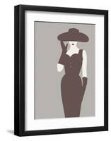 Lady No. 15-Sean Salvadori-Framed Art Print