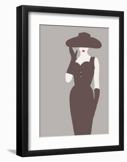 Lady No. 15-Sean Salvadori-Framed Art Print