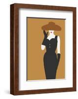 Lady No. 16-Sean Salvadori-Framed Art Print