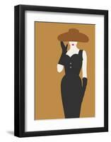 Lady No. 16-Sean Salvadori-Framed Art Print