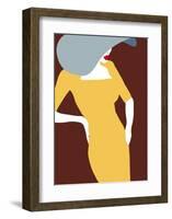 Lady No. 17-Sean Salvadori-Framed Art Print