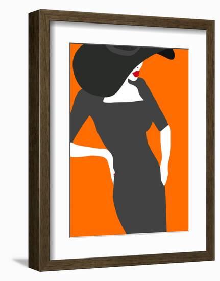 Lady No. 18-Sean Salvadori-Framed Art Print