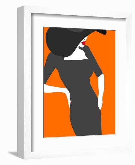 Lady No. 18-Sean Salvadori-Framed Art Print